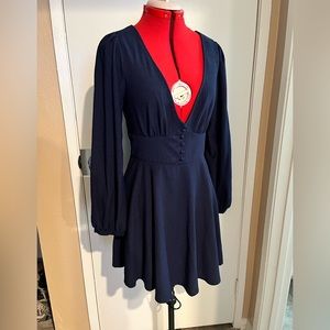 Navy short dress